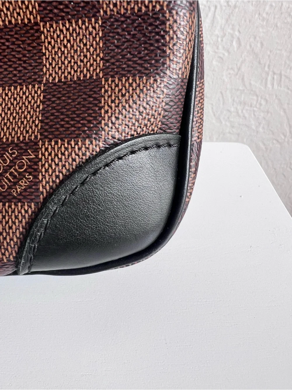 Louis Vuitton Odeon PM Handbag Damier Ebene Purse Crossbody Detachable Strap